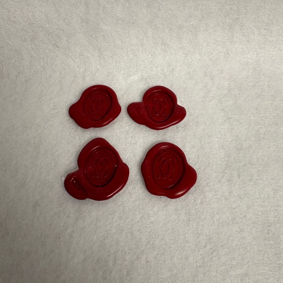 Cartier Accessories - Set of 4 CARTIER Red Wax Seal